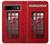 W0058 British Red Telephone Box Case Cover Custodia e Flip Case per Google Pixel 8a