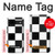 W2492 Black and White Check Case Cover Custodia e Flip Case per Google Pixel 8a