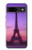 W3447 Eiffel Paris Sunset Case Cover Custodia e Flip Case per Google Pixel 8a