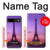 W3447 Eiffel Paris Sunset Case Cover Custodia e Flip Case per Google Pixel 8a