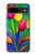 W3926 Colorful Tulip Oil Painting Case Cover Custodia e Flip Case per Google Pixel 8a