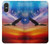 W3841 Bald Eagle Flying Colorful Sky Case Cover Custodia e Flip Case per Sony Xperia 10 VI