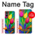 W3926 Colorful Tulip Oil Painting Case Cover Custodia e Flip Case per Sony Xperia 10 VI