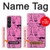 W2885 Paris Pink Case Cover Custodia e Flip Case per Sony Xperia 1 VI