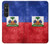 W3022 Haiti Flag Case Cover Custodia e Flip Case per Sony Xperia 1 VI