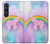 W3070 Rainbow Unicorn Pastel Sky Case Cover Custodia e Flip Case per Sony Xperia 1 VI