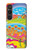 W3407 Hippie Art Case Cover Custodia e Flip Case per Sony Xperia 1 VI
