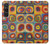 W3409 Squares Concentric Circles Case Cover Custodia e Flip Case per Sony Xperia 1 VI