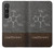 W3475 Caffeine Molecular Case Cover Custodia e Flip Case per Sony Xperia 1 VI
