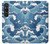 W3751 Wave Pattern Case Cover Custodia e Flip Case per Sony Xperia 1 VI
