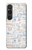 W3903 Travel Stamps Case Cover Custodia e Flip Case per Sony Xperia 1 VI