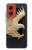 W1383 Paper Sculpture Eagle Case Cover Custodia e Flip Case per Motorola Moto G Stylus 5G (2024)