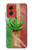 W2109 Smoke Reggae Rasta Flag Case Cover Custodia e Flip Case per Motorola Moto G Stylus 5G (2024)