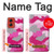 W2525 Pink Camo Camouflage Case Cover Custodia e Flip Case per Motorola Moto G Stylus 5G (2024)