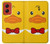W2760 Yellow Duck Tuxedo Cartoon Case Cover Custodia e Flip Case per Motorola Moto G Stylus 5G (2024)