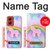 W3070 Rainbow Unicorn Pastel Sky Case Cover Custodia e Flip Case per Motorola Moto G Stylus 5G (2024)