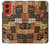 W3460 Mali Art Pattern Case Cover Custodia e Flip Case per Motorola Moto G Stylus 5G (2024)