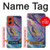 W3676 Colorful Abstract Marble Stone Case Cover Custodia e Flip Case per Motorola Moto G Stylus 5G (2024)