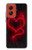 W3682 Devil Heart Case Cover Custodia e Flip Case per Motorola Moto G Stylus 5G (2024)