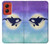 W3807 Killer Whale Orca Moon Pastel Fantasy Case Cover Custodia e Flip Case per Motorola Moto G Stylus 5G (2024)
