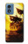 W0841 Pirates Black Pearl Case Cover Custodia e Flip Case per Motorola Moto G Play 4G (2024)