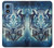 W1135 Wolf with knives Rock Case Cover Custodia e Flip Case per Motorola Moto G Play 4G (2024)