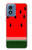 W2403 Watermelon Case Cover Custodia e Flip Case per Motorola Moto G Play 4G (2024)