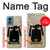 W2826 Cute Cartoon Unsleep Black Sheep Case Cover Custodia e Flip Case per Motorola Moto G Play 4G (2024)