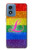 W2900 Rainbow LGBT Lesbian Pride Flag Case Cover Custodia e Flip Case per Motorola Moto G Play 4G (2024) W2900 Rainbow LGBT Lesbian Pride Flag Case Cover Custodia e Flip Case per Motorola Moto G Play 4G (2024)