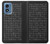 W3030 Ancient Alphabet Case Cover Custodia e Flip Case per Motorola Moto G Play 4G (2024)