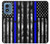 W3244 Thin Blue Line USA Case Cover Custodia e Flip Case per Motorola Moto G Play 4G (2024) W3244 Thin Blue Line USA Case Cover Custodia e Flip Case per Motorola Moto G Play 4G (2024)
