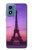 W3447 Eiffel Paris Sunset Case Cover Custodia e Flip Case per Motorola Moto G Play 4G (2024)