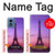 W3447 Eiffel Paris Sunset Case Cover Custodia e Flip Case per Motorola Moto G Play 4G (2024)