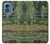W3674 Claude Monet Footbridge and Water Lily Pool Case Cover Custodia e Flip Case per Motorola Moto G Play 4G (2024)