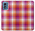 W3941 LGBT Lesbian Pride Flag Plaid Case Cover Custodia e Flip Case per Motorola Moto G Play 4G (2024)