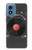 W3952 Turntable Vinyl Record Player Graphic Case Cover Custodia e Flip Case per Motorola Moto G Play 4G (2024)