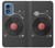 W3952 Turntable Vinyl Record Player Graphic Case Cover Custodia e Flip Case per Motorola Moto G Play 4G (2024)