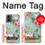 W2178 Flower Floral Art Painting Case Cover Custodia e Flip Case per Motorola Moto G 5G (2024)
