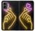 W3512 Cute Mini Heart Neon Graphic Case Cover Custodia e Flip Case per Motorola Moto G 5G (2024)