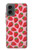 W3719 Strawberry Pattern Case Cover Custodia e Flip Case per Motorola Moto G 5G (2024)