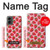 W3719 Strawberry Pattern Case Cover Custodia e Flip Case per Motorola Moto G 5G (2024)