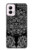 W1838 Mayan Pattern Case Cover Custodia e Flip Case per Motorola Moto G Power 5G (2024)