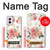 W1859 Rose Pattern Case Cover Custodia e Flip Case per Motorola Moto G Power 5G (2024)