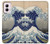 W2389 Hokusai The Great Wave off Kanagawa Case Cover Custodia e Flip Case per Motorola Moto G Power 5G (2024)