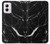 W2895 Black Marble Graphic Printed Case Cover Custodia e Flip Case per Motorola Moto G Power 5G (2024)