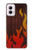 W2988 Rally Car Tire Fire Case Cover Custodia e Flip Case per Motorola Moto G Power 5G (2024)