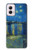 W3336 Van Gogh Starry Night Over the Rhone Case Cover Custodia e Flip Case per Motorola Moto G Power 5G (2024)