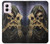 W3594 Grim Reaper Wins Poker Case Cover Custodia e Flip Case per Motorola Moto G Power 5G (2024)