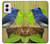 W3839 Bluebird of Happiness Blue Bird Case Cover Custodia e Flip Case per Motorola Moto G Power 5G (2024)