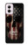 W3850 American Flag Skull Case Cover Custodia e Flip Case per Motorola Moto G Power 5G (2024)